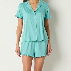 Ambrielle Short Sleeve 2-pc. Shorts Pajama Set